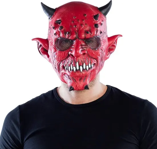 MASK LATEX CREEPY DEVIL
