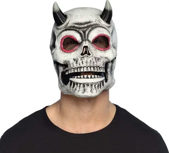 MASK LATEX DEVIL SKULL