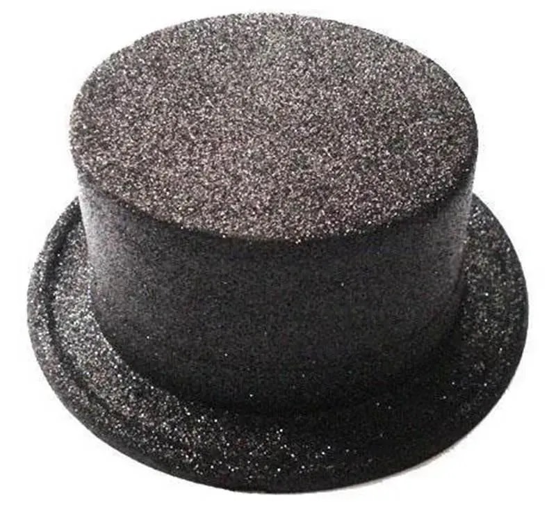 CHAPEAU PAILLETTE NOIR