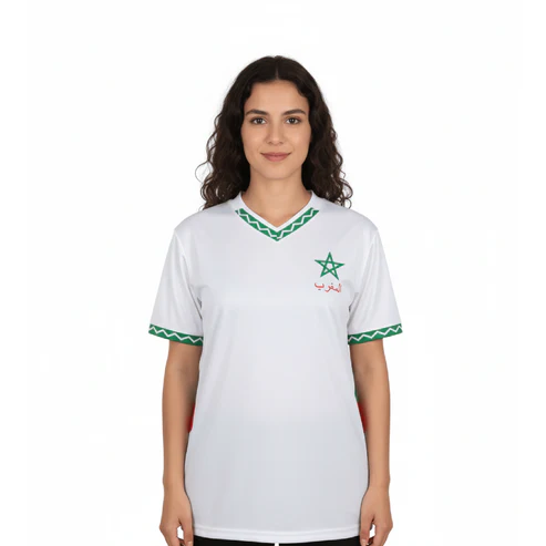TSHIRT MAROC BLANC