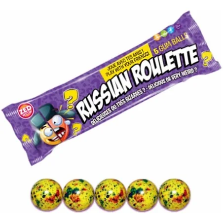 RUSSIAN ROULETTE 5 GUM BALLS