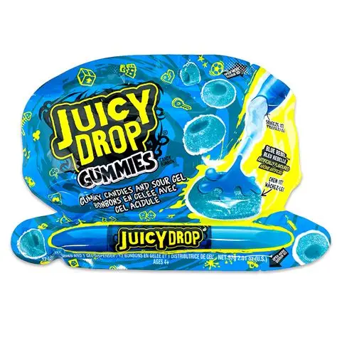 JUICY DROP RASPBERRY GUMMIES