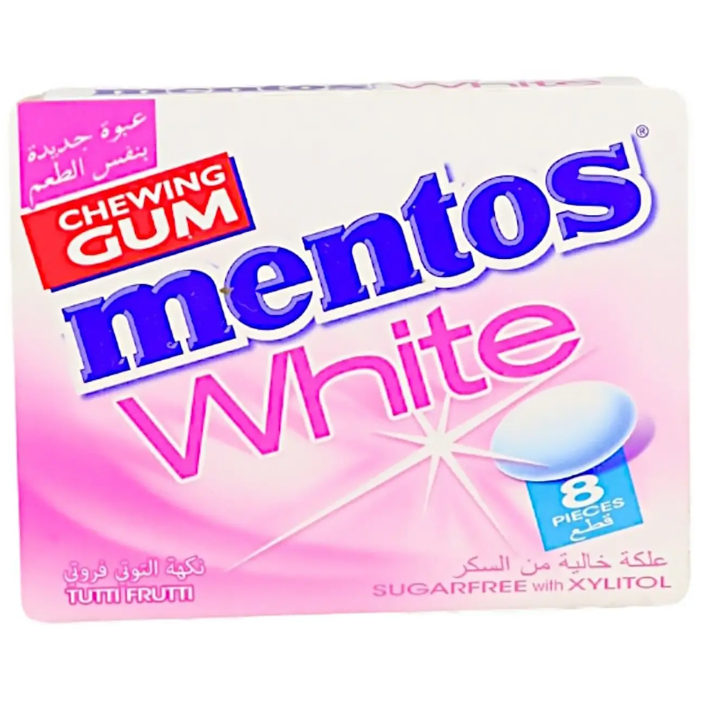 MENTOS WHITE GUM TUTTI