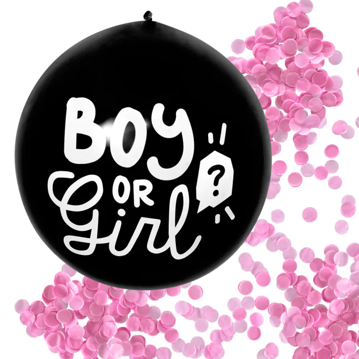 BALLON BOY OR GIRL PINK 60cm
