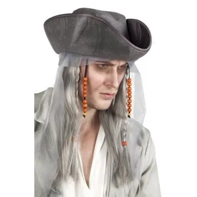 PERRUQUE CHAPEAU PIRATE