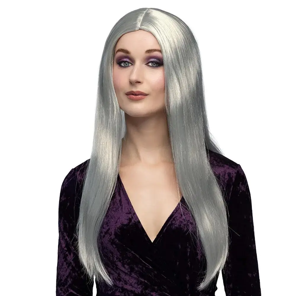 PARRUQUE LONG GRIS