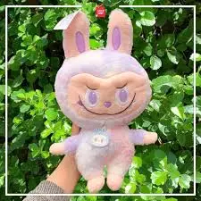 PELUCHE LABUBU VIOLET ET ROSE