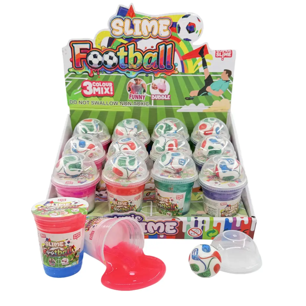 SUPER SLIME AVEC SQUISHY FOOTBALL