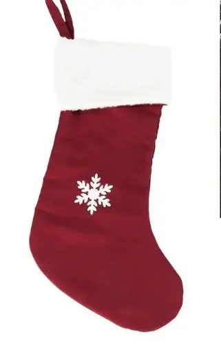 STOCKING FLOCON NOEL