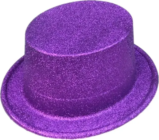 CHAPEAU PAILLETTE MAUVE