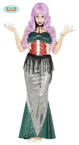 DEGUISEMENT SIRENE ZOMBIE TAILLE L