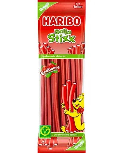 HARIBO BELLA STIXX STRAWBERRY 200G