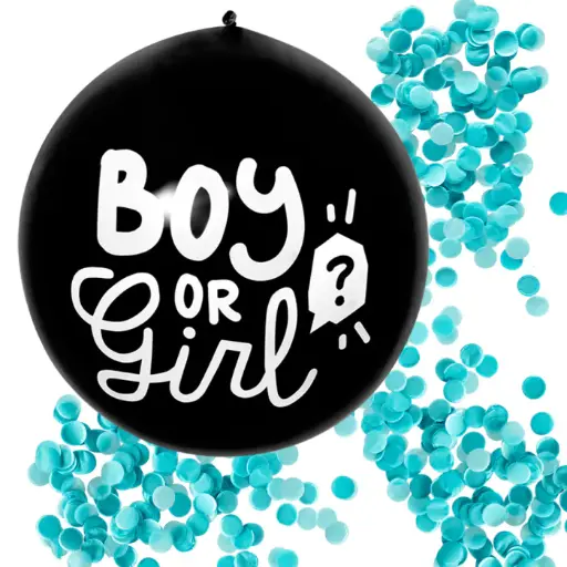 BALLON BOY OR GIRL BLUE 60cm