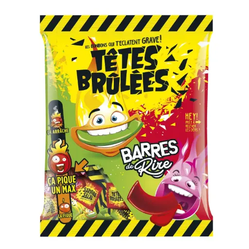 TETES BRULEES BARRES DE RIRE