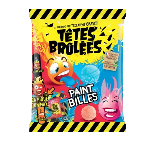 TETES BRULEES PAINT BILLES