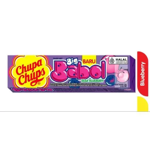 CHUPA CHUPS BIG BABOL BLUEBERRY