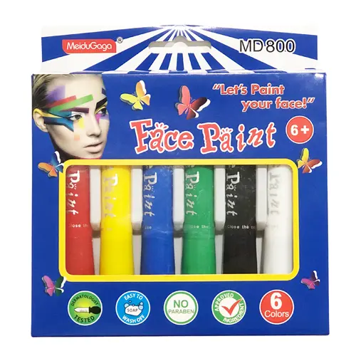 FACE PAINT PEN 6 COLORS