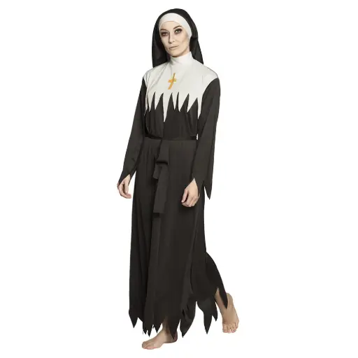DRESS SCARY NUN SIZE M