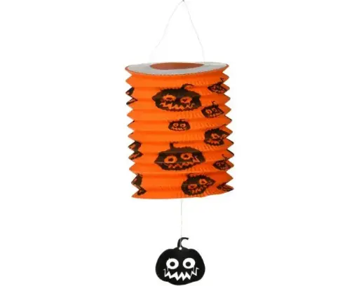 Halloween lampion papier 25x15